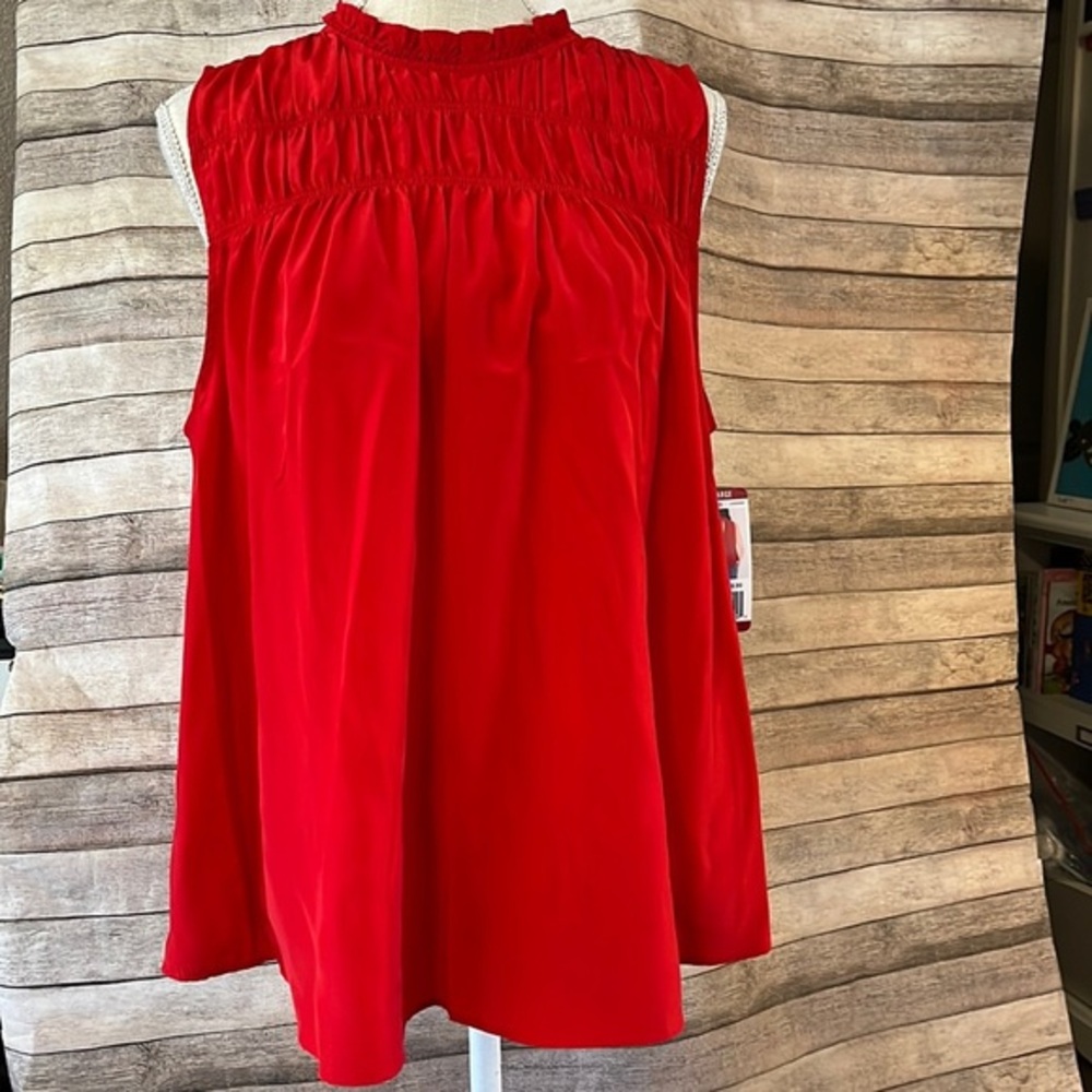NWT Joie Fern Smocked Yoke Sleeveless Women’s Top Size XXL